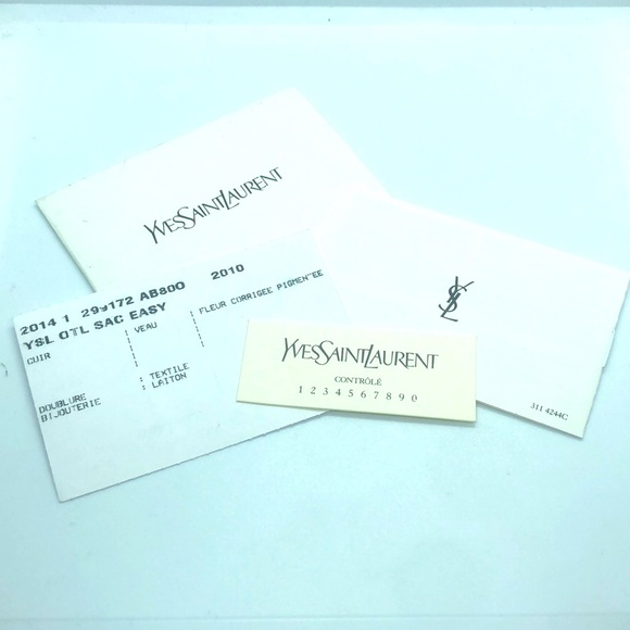 YSL Easy Bag in Purple Patent Leather - Picture 10 of 10